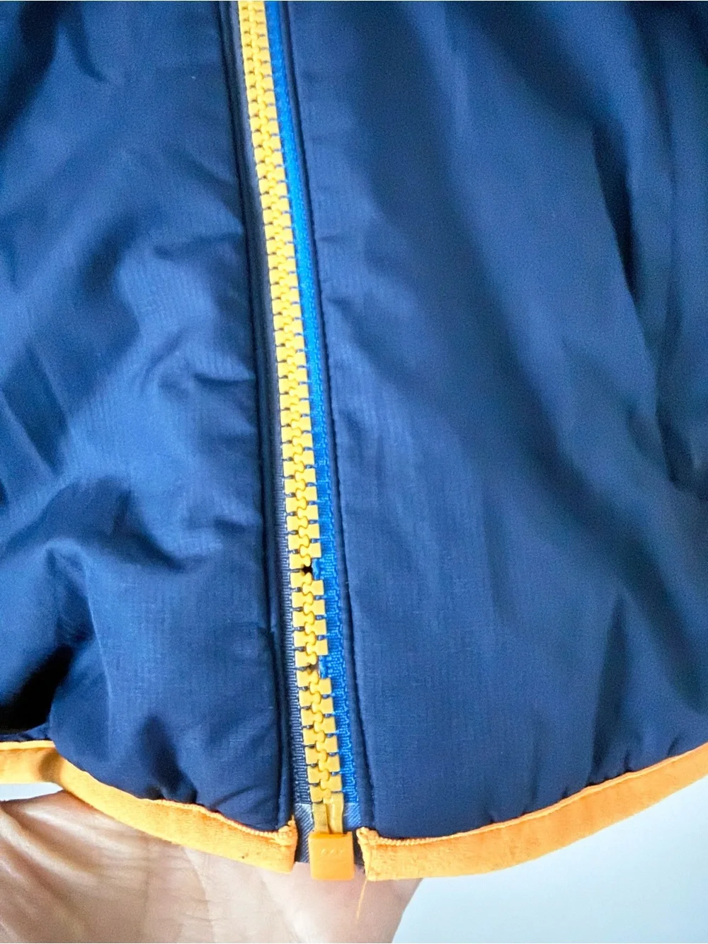 The North Face Kids' Navy Jacket with Fleece Lining Reversable Size -S (7/8)